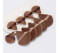 Shein 10 piezas/Set de borlas de maquillaje, 5 borlas de maquillaje grandes y 5 borlas de maquillaje mini, hechas de terciopelo ultra suave para contornear,