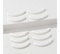 Shein 10 piezas Tiras de recambio para rizador de pestañas blanco, accesorios esenciales para agregar valor a su producto, maquillaje, económico, decoración