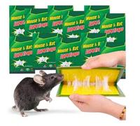 Shein 10* Trampa para ratones, trampa para ratas, trampa fuerte de pegamento, papel fuerte, aromático