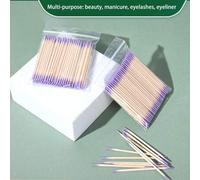 Shein 100/200/300/400/500/600/1000/Pieza(s) Palillos de madera de doble cabeza para quitar el esmalte de uñas, herramienta de belleza de doble punta pequeña
