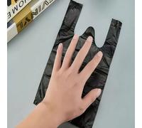 Shein 100 200 400 piezas Bolsas de basura desechables mini de 18 cm x 29,3 cm, bolsas de plástico pequeñas a prueba de fugas con control de olores para ofic