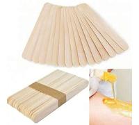 Shein 100/50/30 piezas (15cm) Palitos de madera para depilación, palitos aplicadores de cera desechables, productos de higiene femenina, depresores linguale