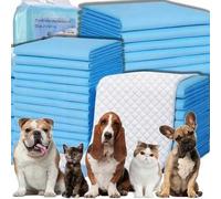 Shein 100 almohadillas higiénicas para perros que aprenden a orinar (60 x 60 / 60 x 90 / 45 x 60). Bolsas para desechos, almohadillas para orina, almohadill