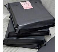 Shein 100 piezas/10 piezas por set Bolsas de regalo de unicolor gruesas e impermeables, minimalistas y versátiles, adecuadas para la escuela, la oficina, la