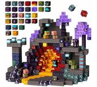 Shein 100 piezas/200 piezas Bloques de construcción magnéticos, Juego con temática del mundo de las cavernas, Juguetes de construcción magnéticos Magwonder,