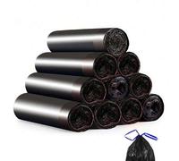 Shein 100 piezas/200 piezas Bolsas de basura de cocina, aptas para oficina, sala de estar, cocina y botes de basura del baño - Gruesas, flexibles, inodoras