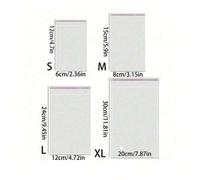 Shein 100 piezas/200 piezas Bolsas de plástico OPP autoadhesivas y resellables, bolsas transparentes resellables, bolsas de plástico selladas a granel para