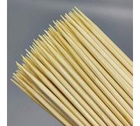 Shein 100 piezas/200 piezas Pinchos de bambú de 25 cm, adecuados para satay, tofu apestoso, carne a la parrilla, brochetas de carne de res y cordero, aplica