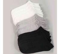 Shein 100 piezas/80 piezas/50 piezas/30 piezas/20 piezas/10 piezas/8 piezas/4 piezas de Calcetines cómodos, transpirables, antibacterianos y que absorben la