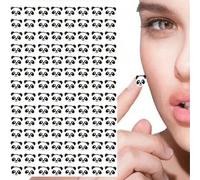 Shein 100 piezas/80 piezas/60 piezas/40 piezas/20 piezas Parches para acné con estampado de panda, parches de acné con diseños de pandas coloridos y lindos,