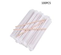 Shein 100 piezas Agitadores de café desechables de madera, útiles escolares de vuelta a clases