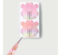 Shein 100 piezas de papel guía para extensión de uñas, suministros para uñas, herramientas para uñas, herramientas para arte de uñas, de vuelta a la escuela