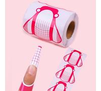 Shein 100 piezas de papel guía para extensión de uñas, suministros para uñas, herramientas para uñas, herramientas para arte de uñas, de vuelta a la escuela