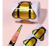 Shein 100 piezas de papel guía para extensión de uñas, suministros para uñas, herramientas para uñas, herramientas para arte de uñas, de vuelta a la escuela