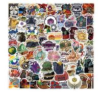 Shein 100 Piezas de Pegatinas de Dungeons and Dragons para Laptop, Botella de Agua, Parachoques, Equipaje, Computadora, Skateboard, Snowboard, Regalos para