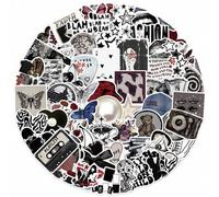 Shein 100 piezas Pegatinas estilo estético Y2K oscuro, Pegatinas Y2K Downtown, Regalos Y2K, Pegatinas retro, Pegatinas de los 90, Pegatinas de vinilo resist