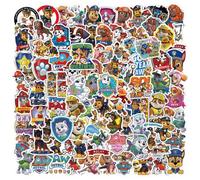 Shein 100 piezas Pegatinas Lindas y Geniales de PAW Patrol para Teléfono, Monopatín, Equipaje, Decoración de Refrigerador, Pegatinas de Grafiti, Recuerdos d