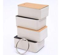 Shein 100 tarjetas índice en blanco, papel de cartulina dura blanco, hojas sueltas perforadas con anillo de metal, tarjetas de aprendizaje escritas a mano p