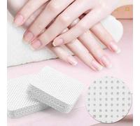 Shein 1000/600/300/100/50 piezas Toallitas de limpieza de uñas sin pelusa, almohadillas removedoras de esmalte de uñas, toallitas de limpieza de extensiones