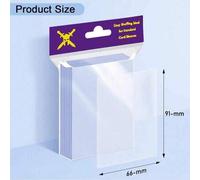 Shein 1000/600/500 Piezas de fundas protectoras de tarjetas de luz azul, adecuadas para coleccionar cartas de juegos, protectores de carga superior para car