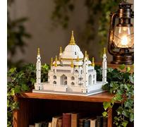 Shein 1000 piezas/400 piezas Juego de bloques de construcción del modelo en miniatura del Taj Mahal, partículas micro, juguete de ladrillos de construcción,