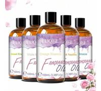 Shein 100ml Aceite Fragante de Coco y Vainilla EUQEE Aceites Perfumados para Jabón, Elaboración de Velas, Difusor, Humidificador, Masaje, Baño y Relajación