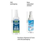 Shein 100ml Desodorante en spray para zapatos, spray fresco, usado para eliminar el olor de zapatos y calcetines. El efecto desodorante es adecuado para tod