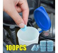 Shein 100PCS 2024 Nuevo limpiador de parabrisas de automóvil, tableta efervescente para limpiar vidrios y spray de limpieza sólido de agua universal para ac