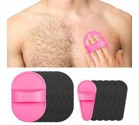 Shein 102/62/32/12 piezas - Kit de depilación, Kit exfoliante para niñas - Almohadillas para la eliminación del vello facial y de las piernas suaves en 2 ta