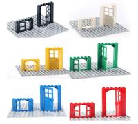 Shein 102 piezas Bloques de construcción DIY Casa Juguete, Bloques de construcción de arquitectura de ciudad, Rompecabezas educativo para niños, Decoración