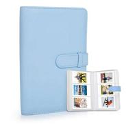 Shein 108 bolsillos Álbum de fotos para películas Mini, papel fotográfico de 3 pulgadas, caja de almacenamiento de cuero sintético PU, álbum de colección de