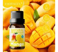 Shein 10ml Aceite Esencial de Fragancia de Mango, Hecho de Extracto Puro de Mango, Aroma Duradero, Fragancia de Verano para Mujeres, Ambientador de Coche, D