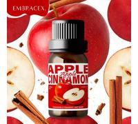 Shein 10ml Aceite Esencial de Manzana y Canela, Fragancia de Manzana y Canela, Aceite Perfumado Cálido, Apto para Difusor de Aromas, Elaboración de Velas, F