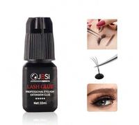 Shein 10ml Pegamento profesional para extensiones de pestañas - Bajo alergia, sin formaldehído, secado rápido de 1-2 segundos. Adhesivo negro semi-permanent