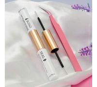 Shein 10ml Pegamento y sellador de pestañas, Adhesivo y sellador de pestañas individuales, Conjunto de extensión de pestañas y pinzas para pestañas de súper