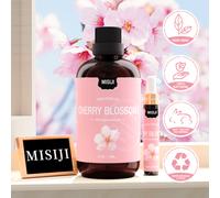 Shein 118ml Aceite esencial de flores de cerezo/Extracto de planta de flores de cerezo/Destilado al vapor/Viene con un frasco portátil de 10ml/Apto para dif