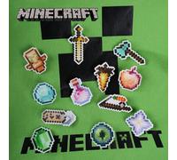 Shein 12 PIEZAS/36 PIEZAS Broche con licencia oficial de Minecraft de polimetilmetacrilato, artículos del juego como Manzana Dorada, Espada Dorada, Estrella