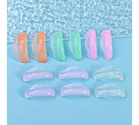 Shein 12 piezas/6 tamaños Almohadillas autoadhesivas para levantar pestañas, almohadillas para rizador de pestañas, herramientas de maquillaje, rodillos de