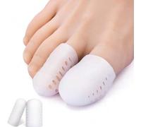 Shein 12 piezas Cubiertas de gel transpirables para los dedos de los pies - Cubiertas de silicona para los dedos de los pies para protección del dedo gordo