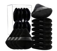 Shein 12 piezas de esponjas de maquillaje triangulares reutilizables, herramientas cosméticas multiusos para base de maquillaje, corrector, BB cream, protec