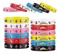 Shein 12 piezas de pulseras de silicona con estilo Marvel, sin colgante, adecuadas para suministros y regalos de fiesta de cumpleaños de amigos, regalos de