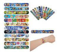 Shein 12 piezas Paw Patrol, Círculo Papá, Anime infantil, Pulsera de dibujos animados, Juguete, Círculo Papá, Regalo de fiesta, Joyería, Paw Patrol, Suminis