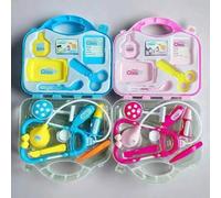 Shein 12 piezas Set de juguetes de rol de doctor para niños, incluye equipo médico como Steth, inyección, maleta, adecuado para chicos y chicas, gran regalo