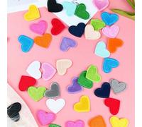 Shein 12 Unids/set Color Al Azar Mini Amor En Forma De Corazón Diy Parches Para Planchar