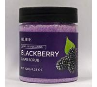 Shein 120g Crema exfoliante corporal y de pies con aroma a cereza/azúcar, enriquecida con manteca de karité y sal marina, que exfolia suavemente, limpia, hi