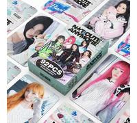 Shein 124 piezas/92 piezas Juego de tarjetas fotográficas del álbum sencillo "NOT CUTE ANYMORE" de ILLIT, que incluye tarjetas Lomo, tarjetas coleccionables