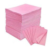 Shein 125 piezas/50 piezas/25 piezas Baberos dentales desechables de triple capa impermeables, adecuados para dentistas, cubiertas de bandejas médicas y cub