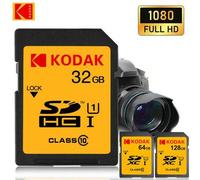 Shein 128GB/64GB/32GB Clase 10 UHS-I SDHC U1 V30 A1 Tarjeta de Memoria SDXC para Video Full HD, Adecuada para Cámaras SLR