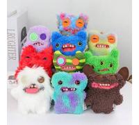 Shein 12cm Monstruo Feo y Gracioso Peluche Juguetes Llavero Kawaii Monstruos Conejos Muñecos de Peluche Lindos Regalos para Niños
