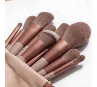 Shein 14 piezas Juego de brochas de maquillaje FSJF FIX, que incluye brocha para sombras de ojos, brocha para base, brocha para BB cream y brocha para corre